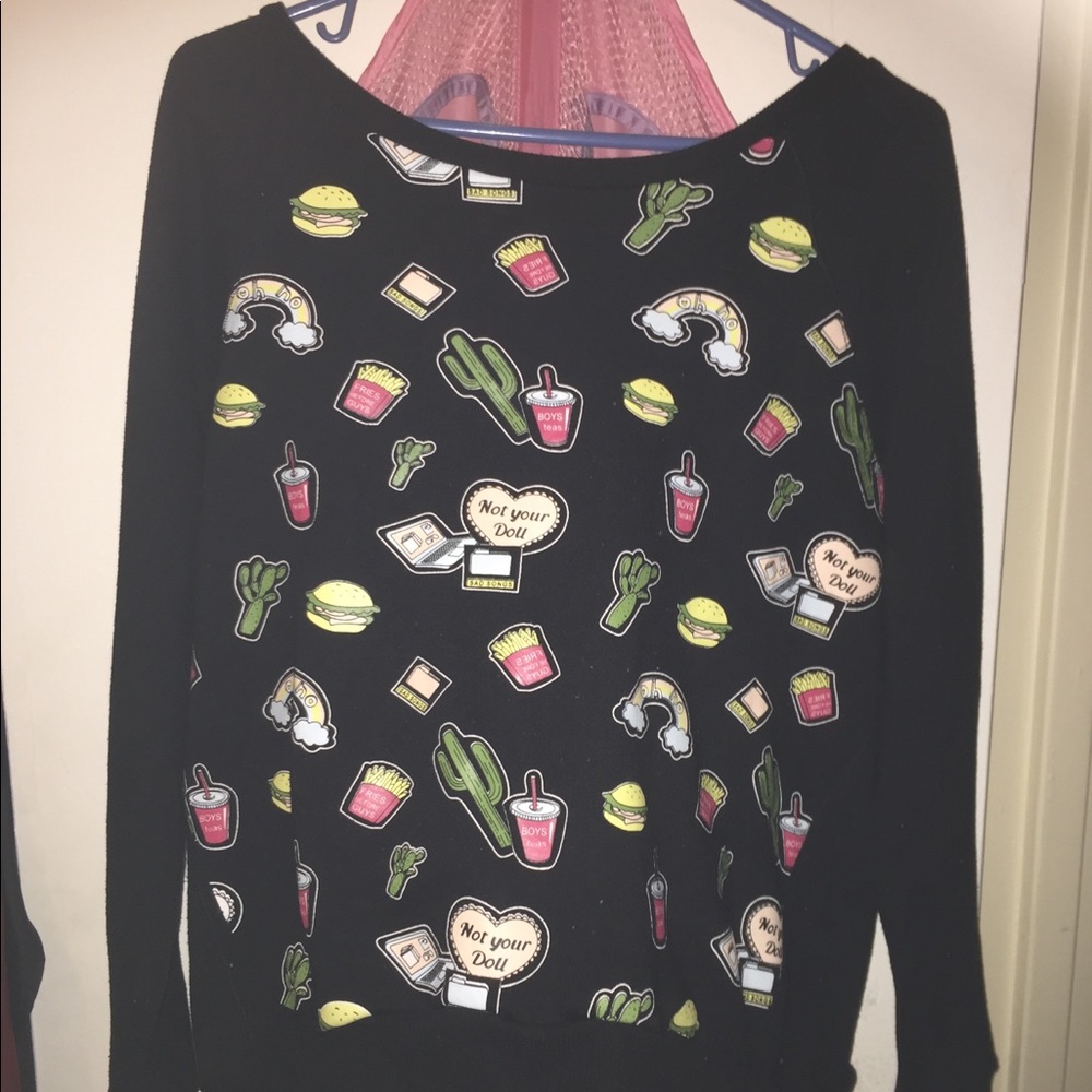 Kinda cropped sweatshirt